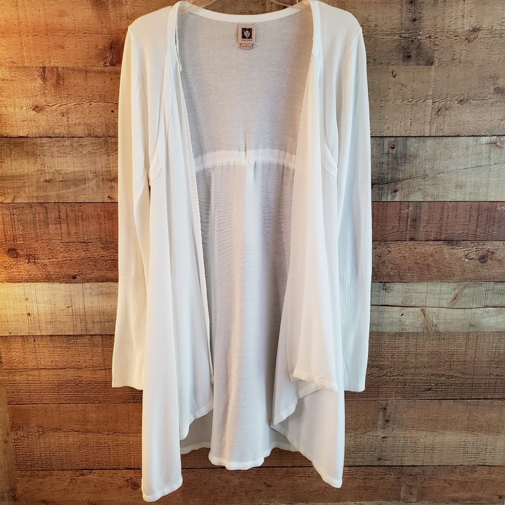 ANNE KLEIN LONG CARDIGAN